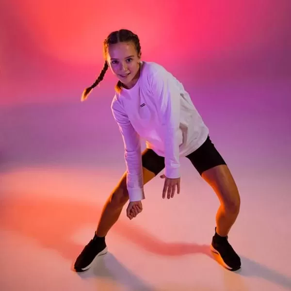 young girl dancing