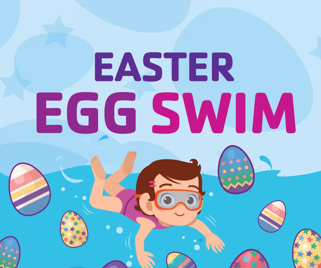 Easter Egg Swim Event Graphic