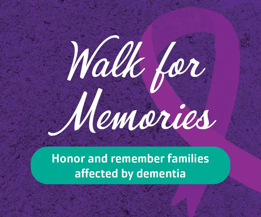 Walk for Memories Event Graphic